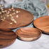 Assiette plate en bois |  Assiette plate d'acacia | Ustensiles Culinaires 