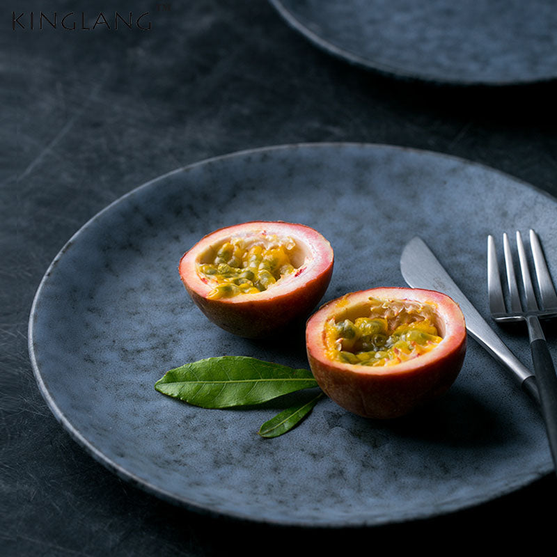 Vaisselle en céramique artisanale | Assiette plate | Ustensiles Culinaires