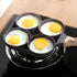 4-mold non-stick frying pan