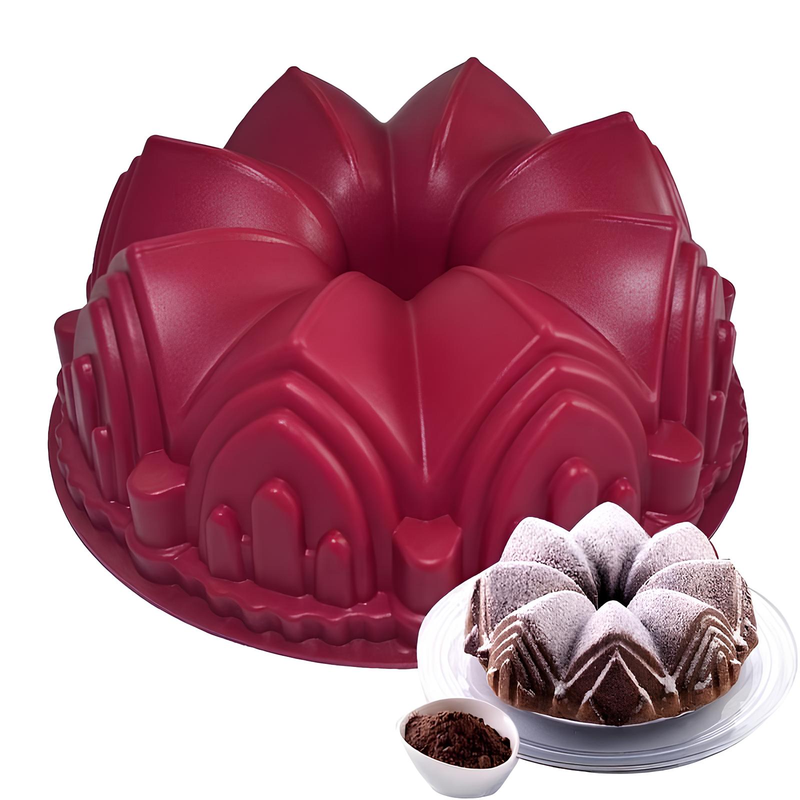 Moule à gâteau en silicone - Château - UstensilesCulinaires