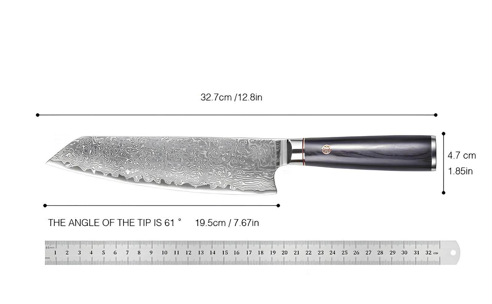 Couteau chef - Pakka - UstensilesCulinaires