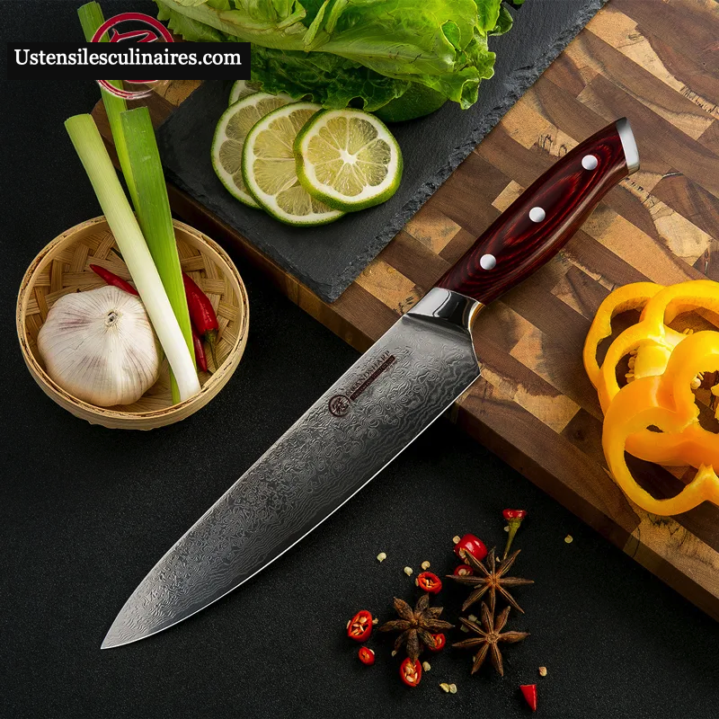 Couteau chef - le santoku - UstensilesCulinaires