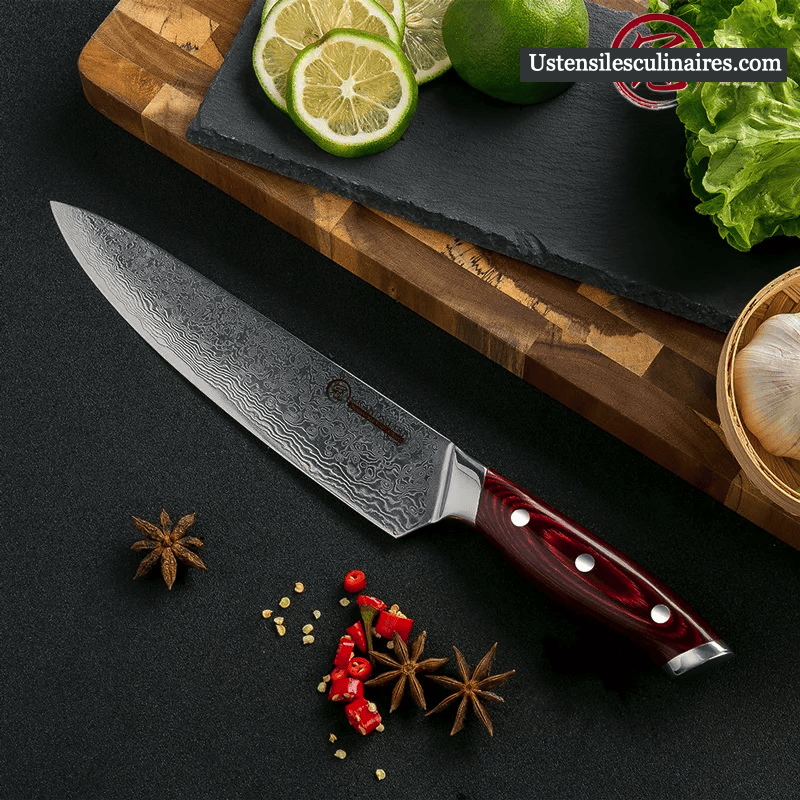 Couteau chef - le santoku - UstensilesCulinaires