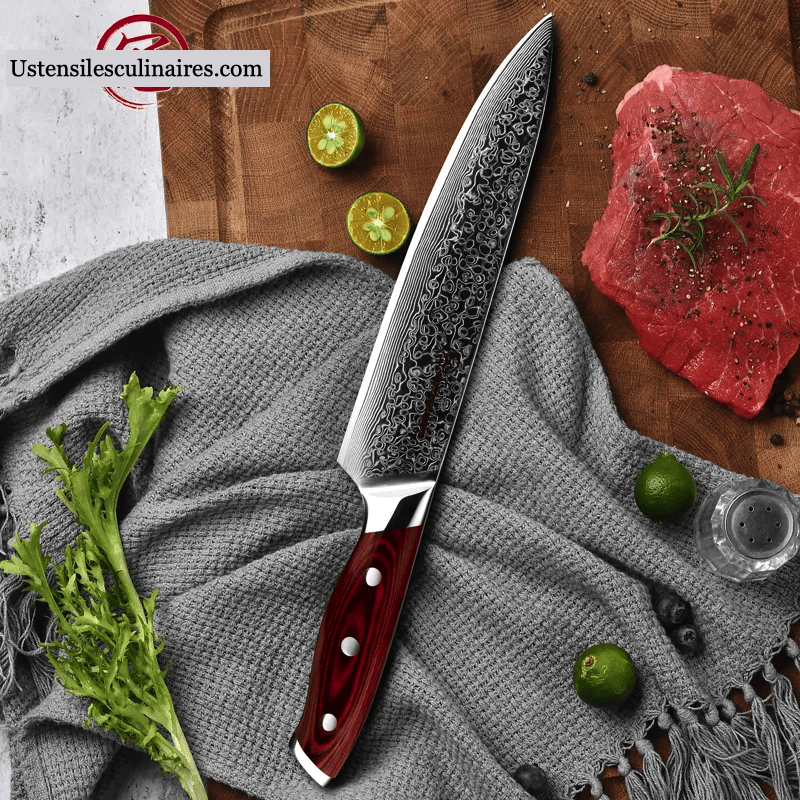 Couteau chef - le santoku - UstensilesCulinaires