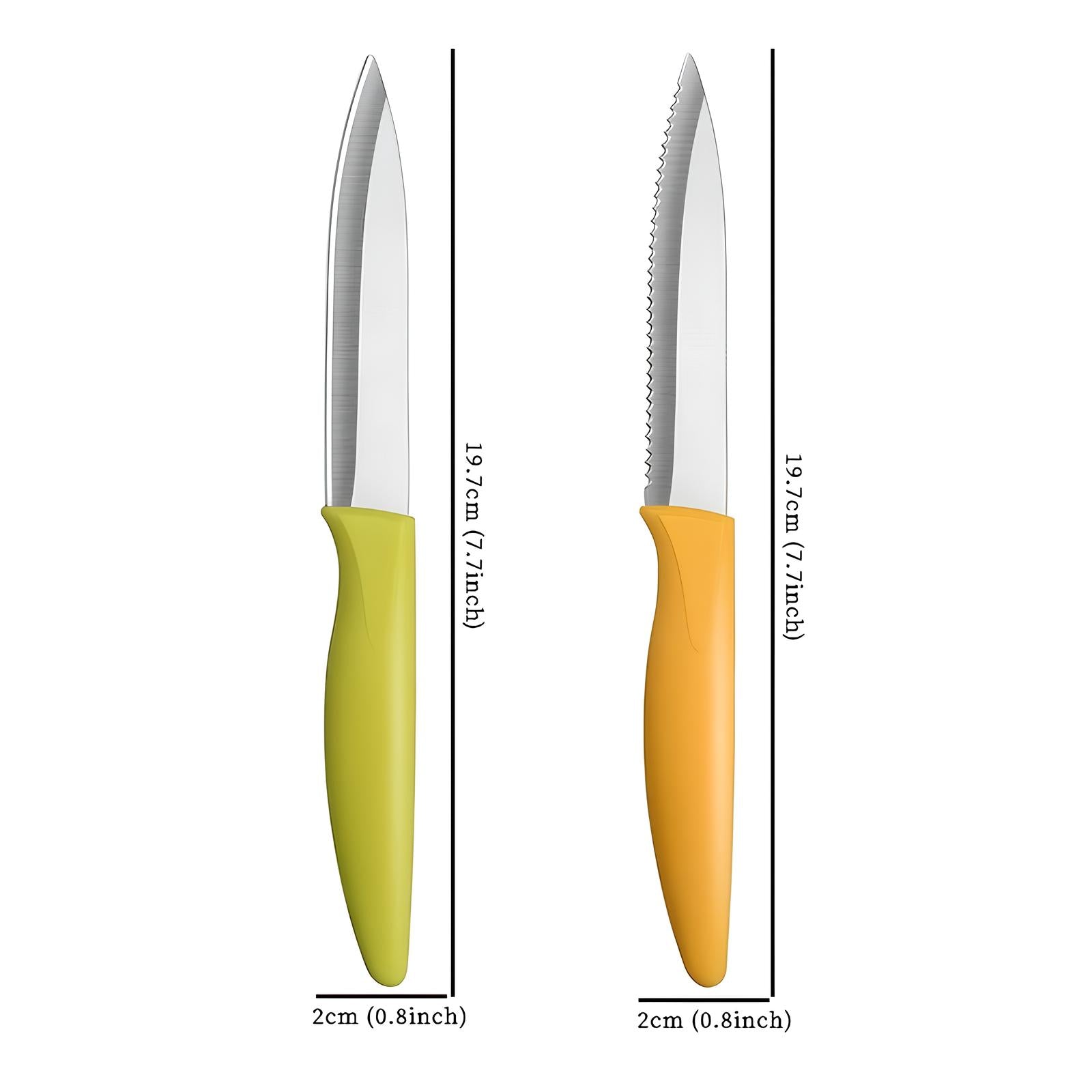 Couteaux à steak inoxydable lot de 4 - UstensilesCulinaires