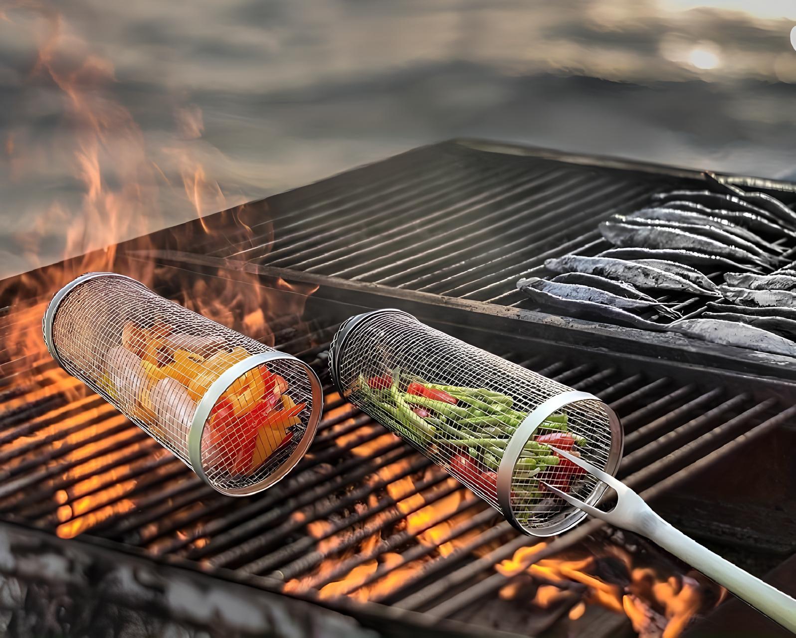 Tube de filet en acier inoxydable pour barbecue - UstensilesCulinaires