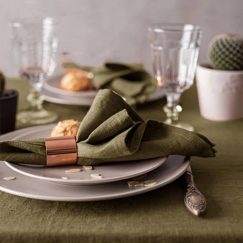 Serviette de table khaki