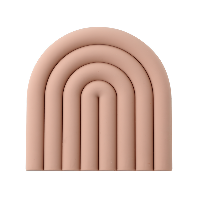 Dessous de plat arc en ciel en silicone