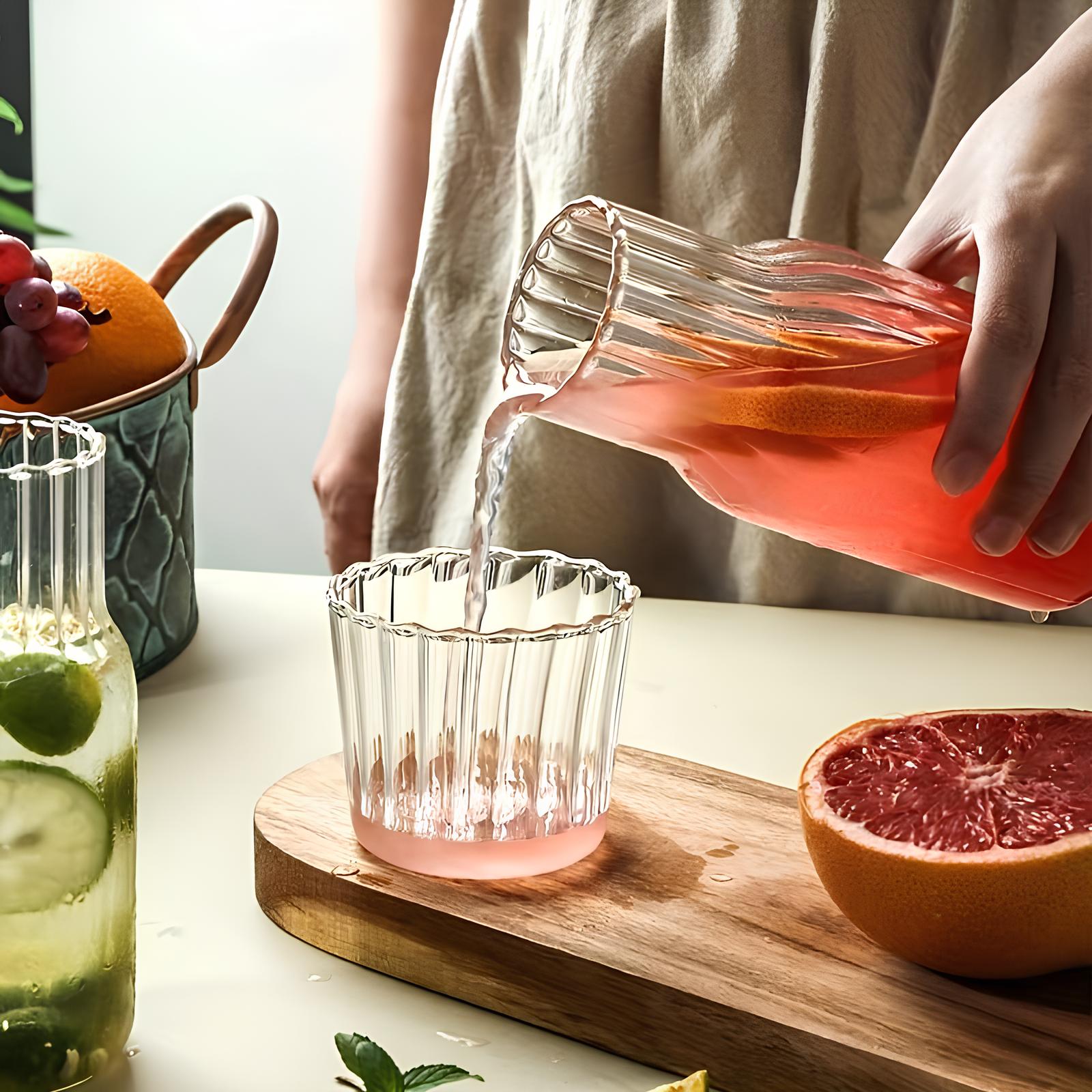 Carafe d'eau en Borosilicate et son verre - UstensilesCulinaires