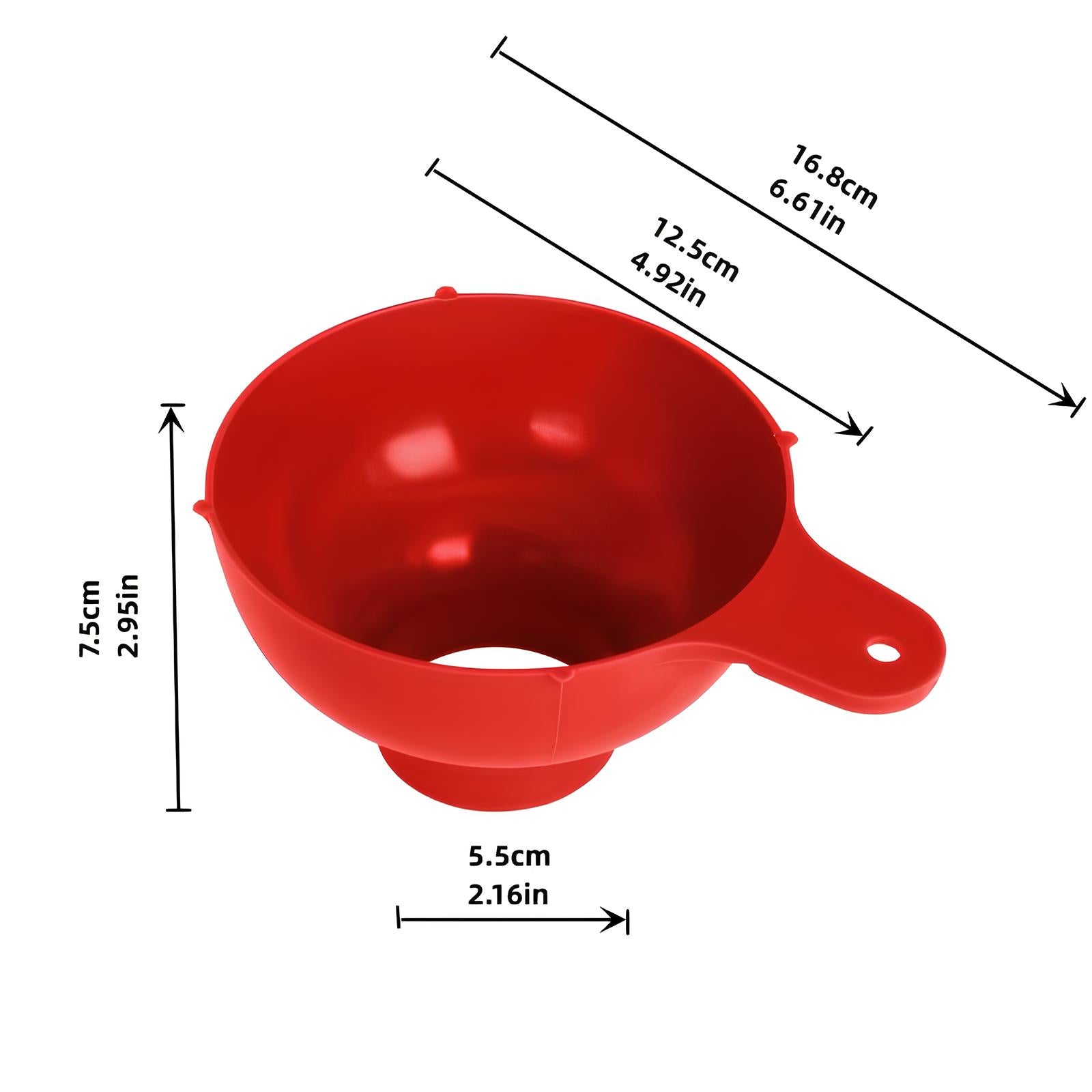 Entonnoir de cuisine en plastique à large diamètre - UstensilesCulinaires