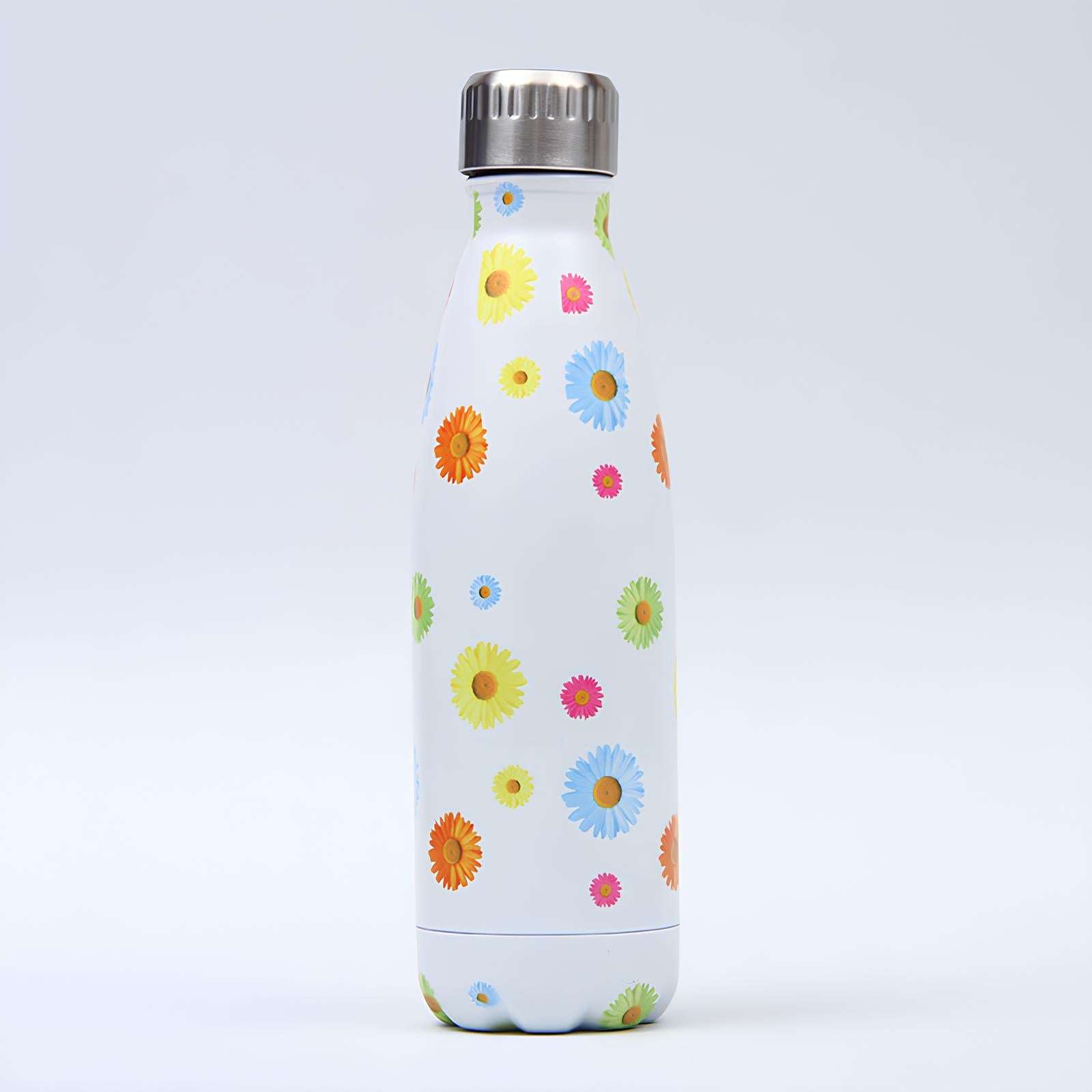 Bouteille en inox Isotherme sans BPA - Les fleurs - UstensilesCulinaires