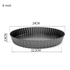 Cake pan with removable bottom