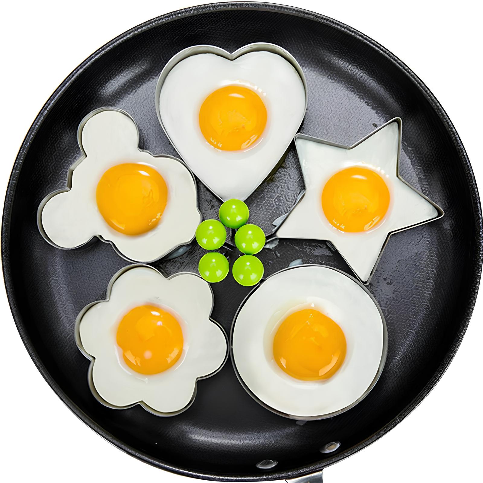 Moules à œufs en acier inoxydable - UstensilesCulinaires