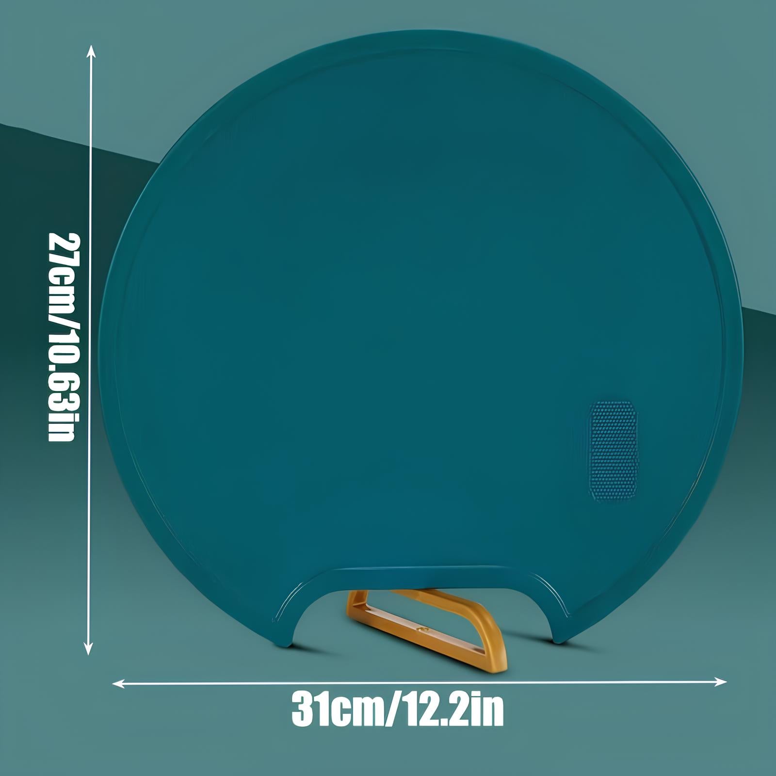 Planche à découper ronde à pognée rotative - UstensilesCulinaires