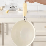 Stainless steel wok with non-stick coating