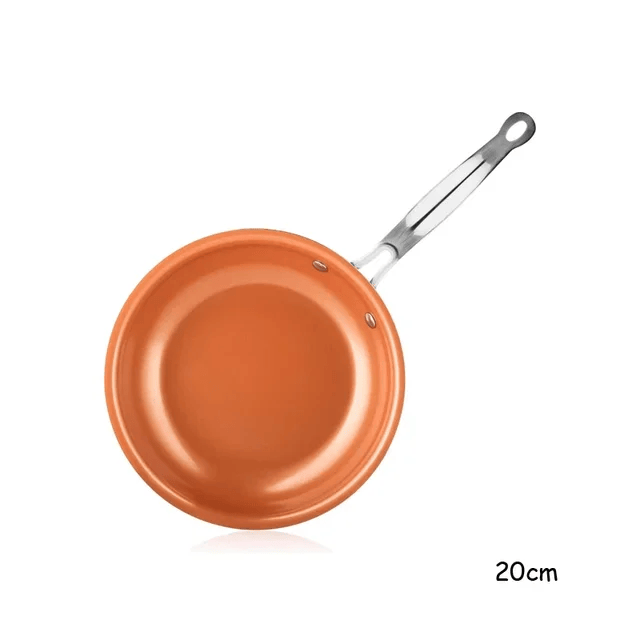 Stainless steel wok with non-stick coating