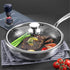 High-end stainless steel induction pan 