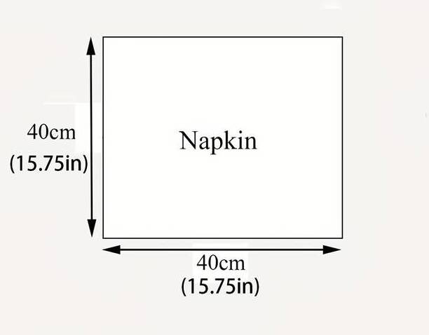 Durable polyester napkin