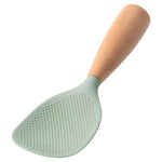 Spatule en silicone avec manche en bois - UstensilesCulinaires