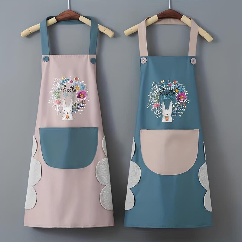 Waterproof Kitchen Aprons for Women