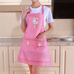 Cartoon rabbit kitchen apron waterproof