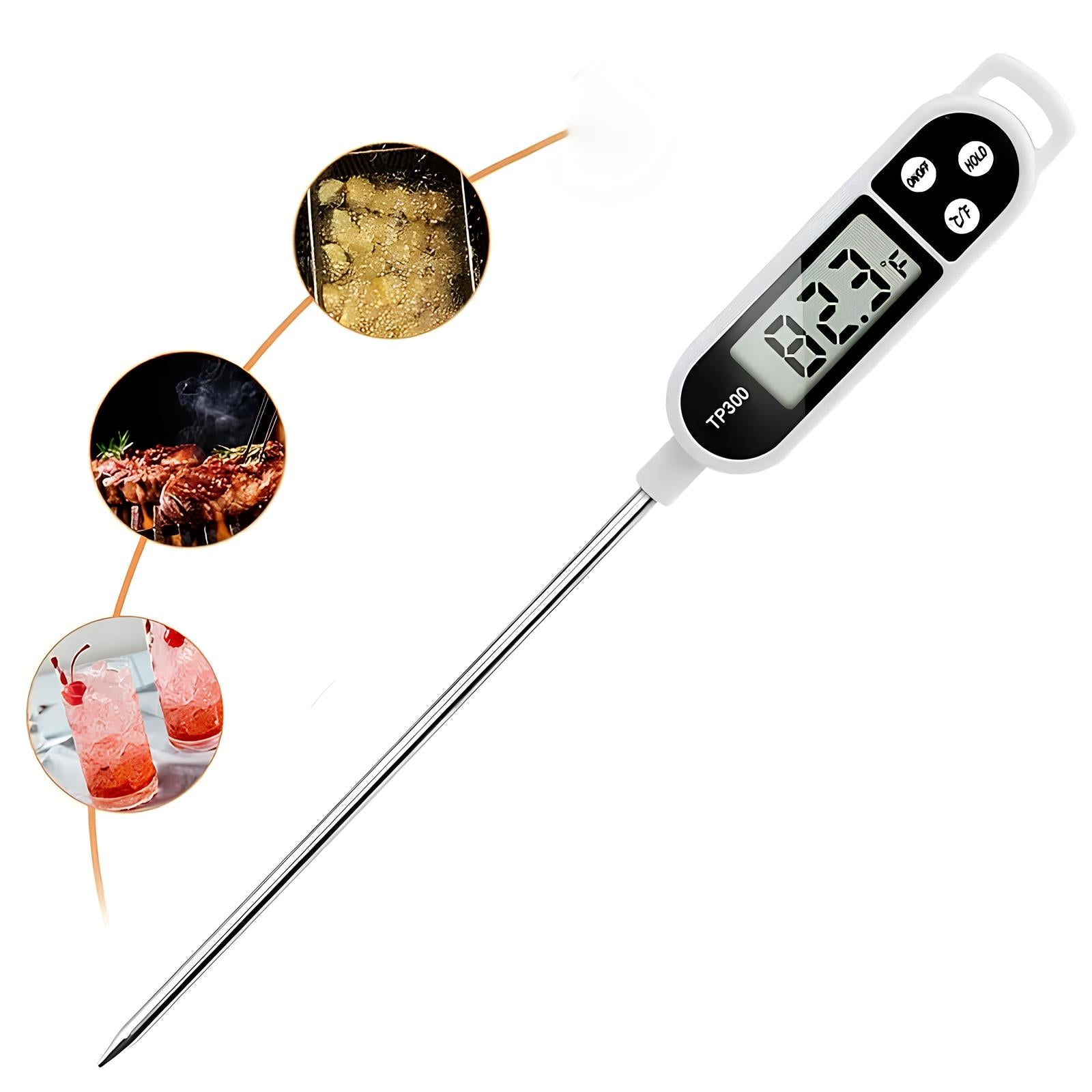 Thermomètre alimentaire à lecture Instantanée - UstensilesCulinaires