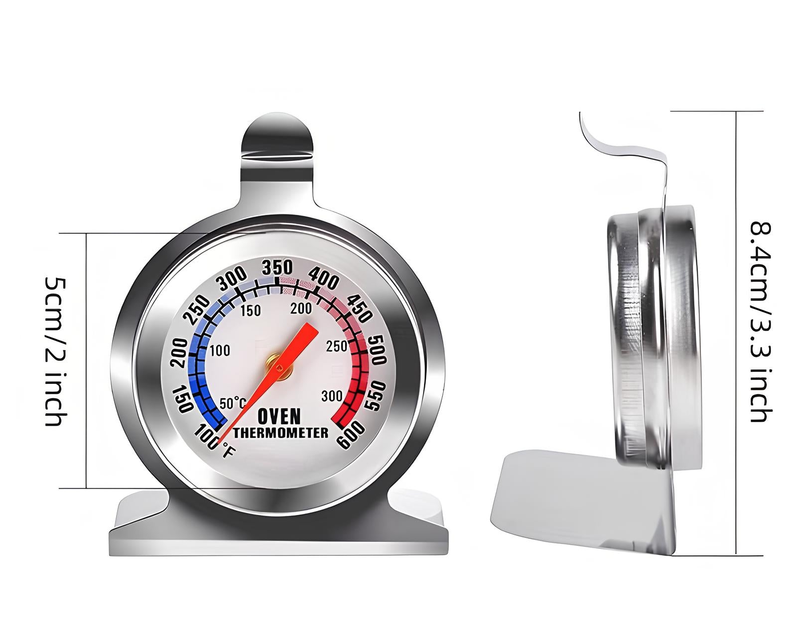 Thermomètre de four en acier inoxydable - UstensilesCulinaires