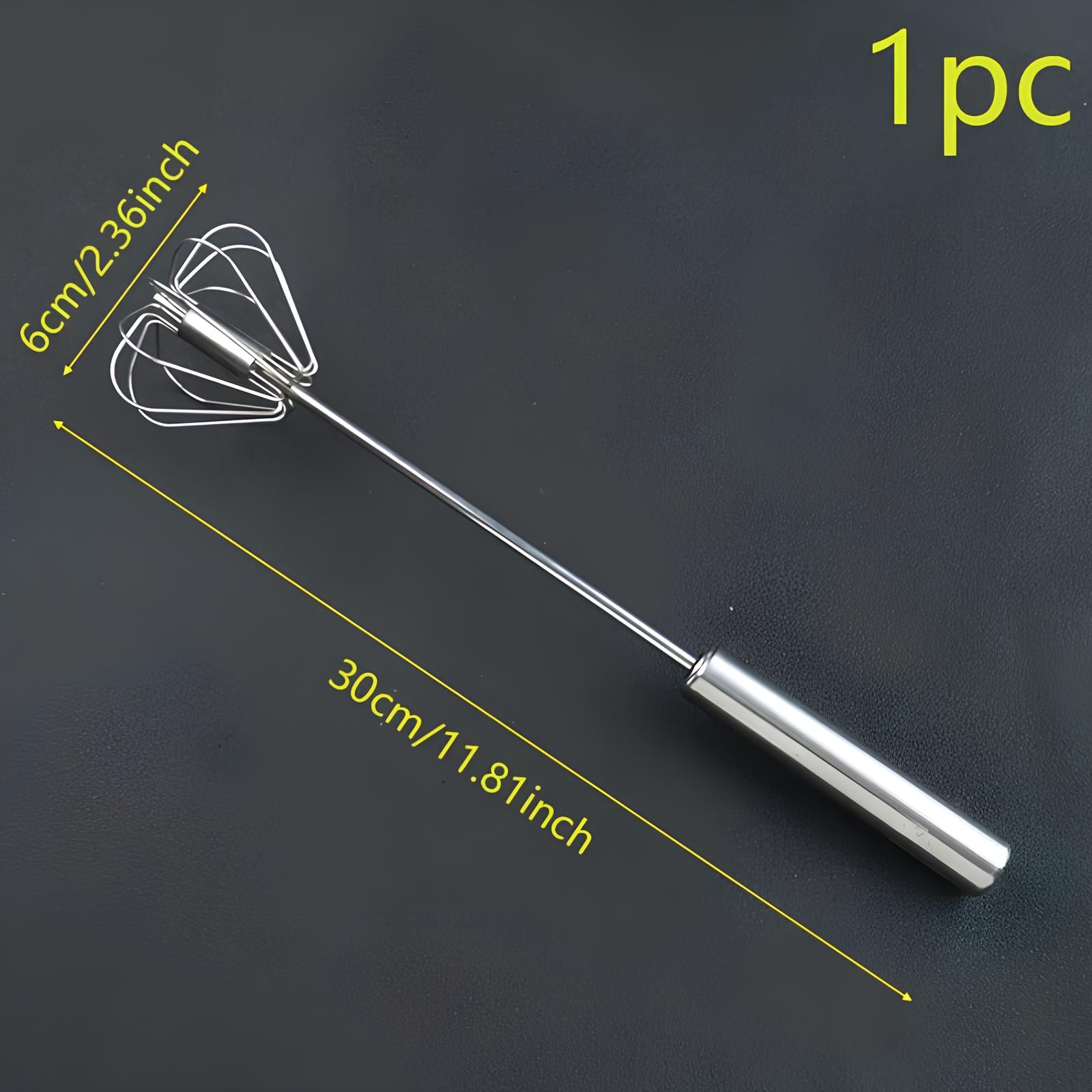 Fouet en acier Inoxydable Semi-Automatique - UstensilesCulinaires