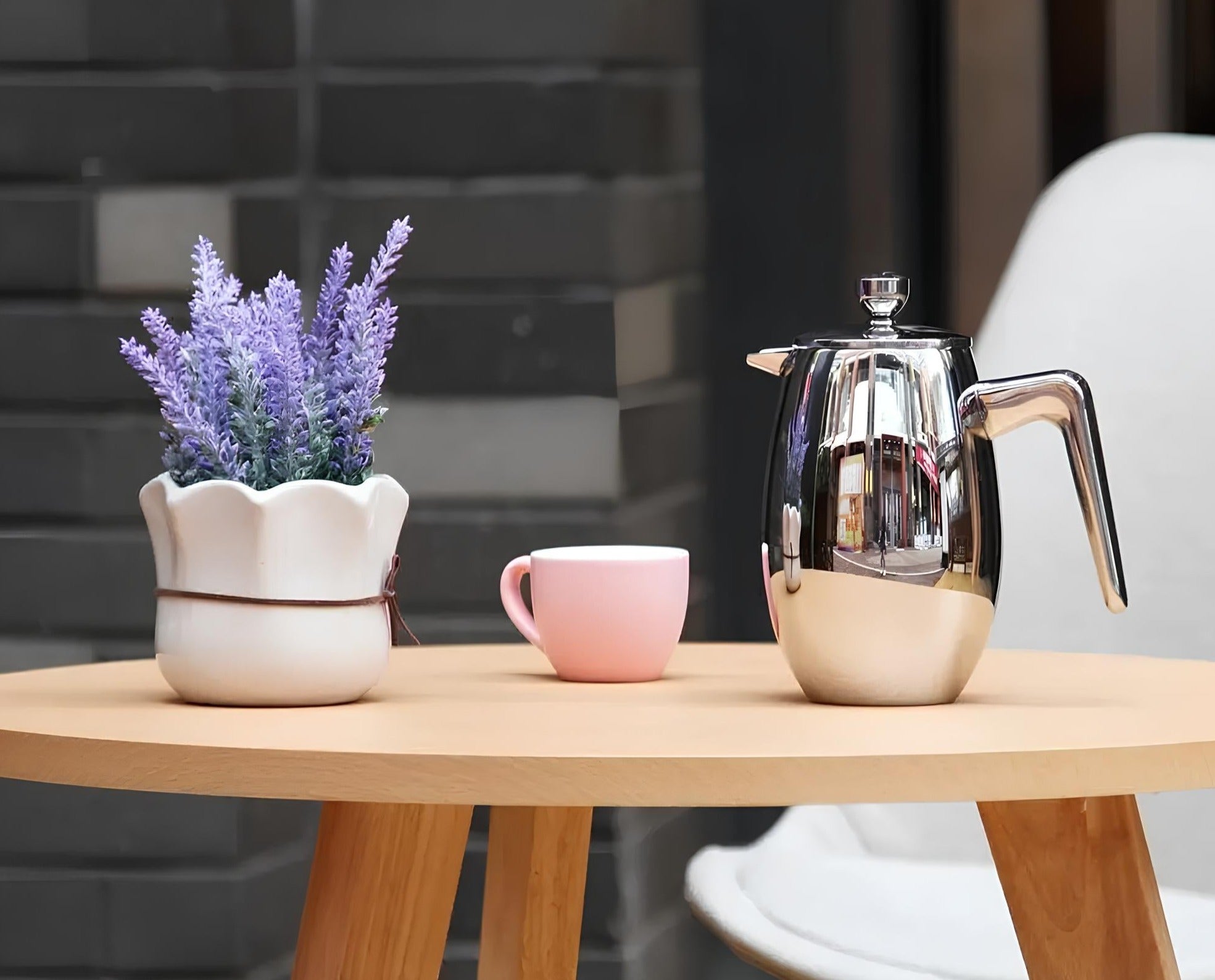 Cafetière à Piston en Acier Inoxydable - L'Inégalable - UstensilesCulinaires