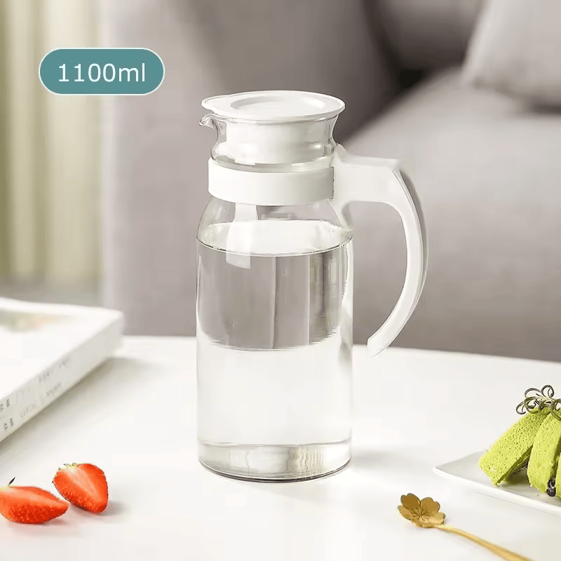 Acrylic carafe with lid and handle  