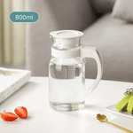 Acrylic carafe with lid and handle  