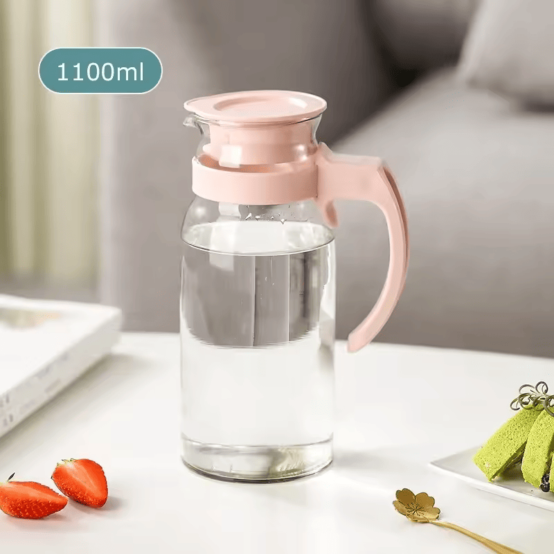 Acrylic carafe with lid and handle  