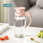 Acrylic carafe with lid and handle  