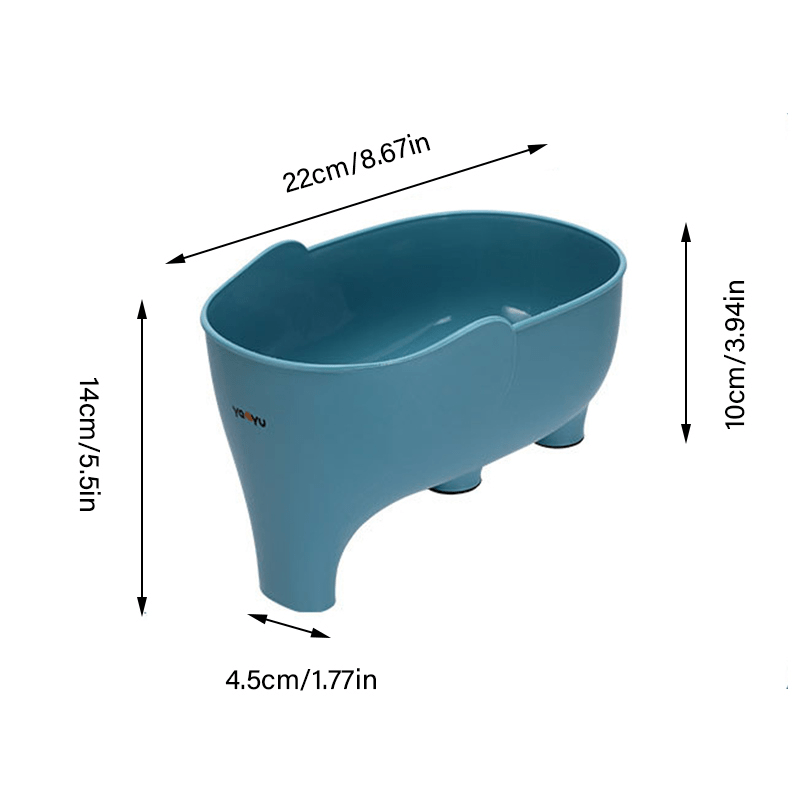 Passoire d'évier en forme d'éléphant