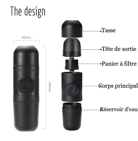 Mini machine à Expresso portatif - UstensilesCulinaires