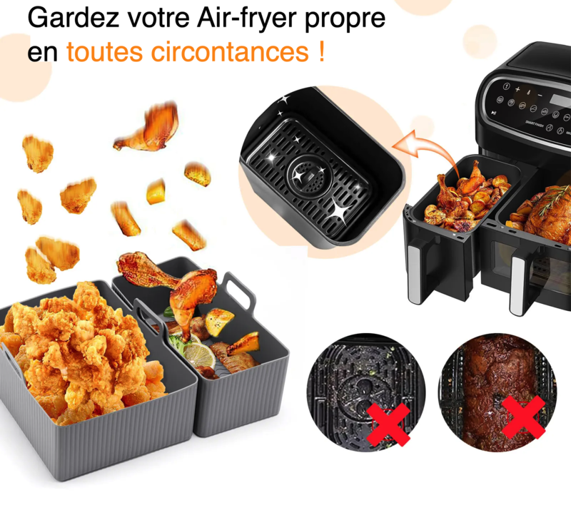 Moule en silicone spécial pour Airfryer XXL