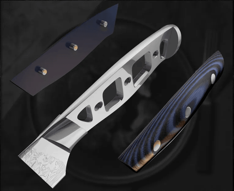 Couteau japonais santoku - Minako - UstensilesCulinaires