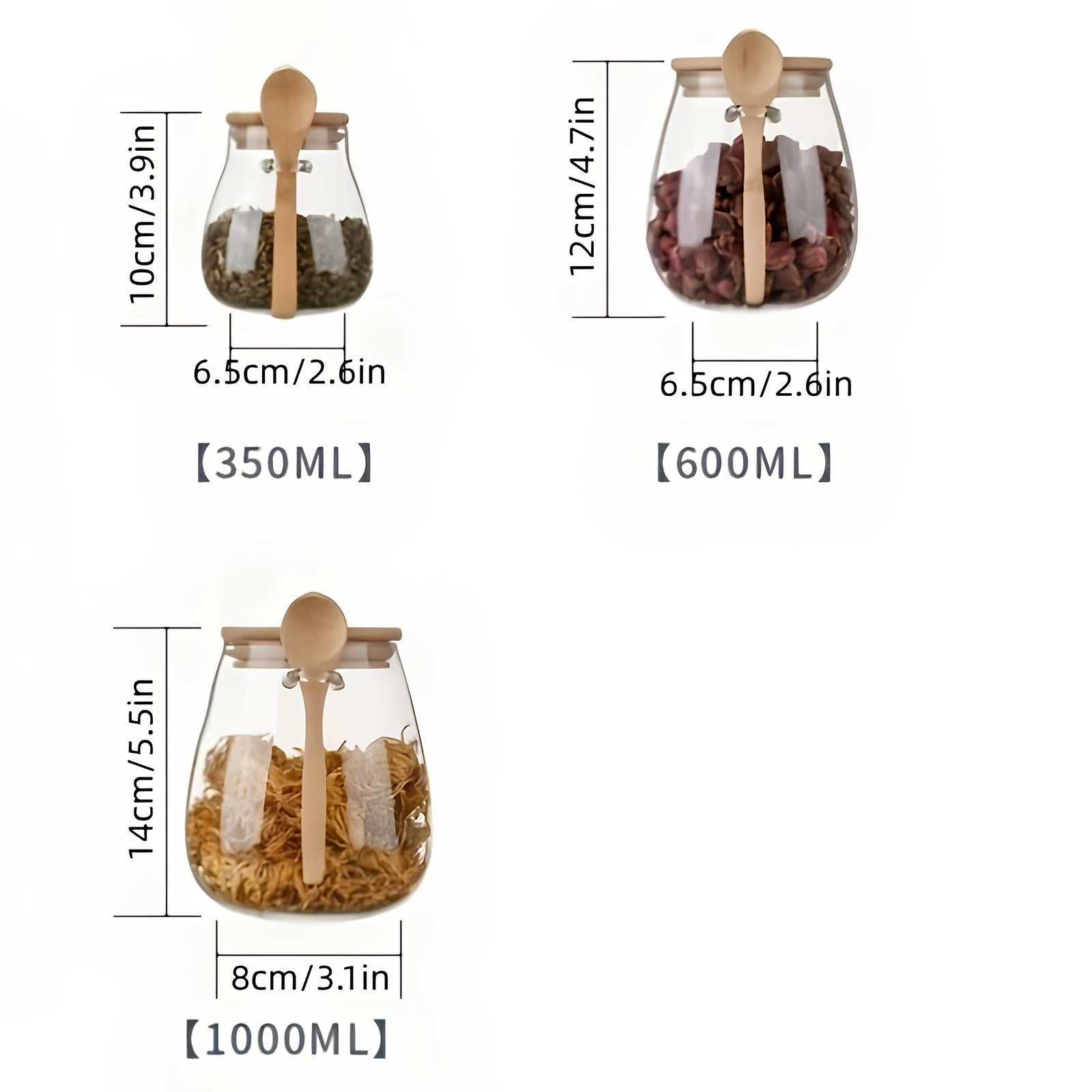 Pot de Conservation en Verre Borosilicate - UstensilesCulinaires