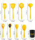 Ustensiles de cuisine en silicone jaune - Set complet - UstensilesCulinaires