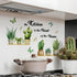 Stickers muraux - Les cactus - UstensilesCulinaires