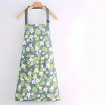 Floral Print Waterproof Kitchen Apron