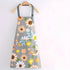 Floral Print Waterproof Kitchen Apron