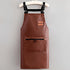 Adjustable Faux Leather Apron