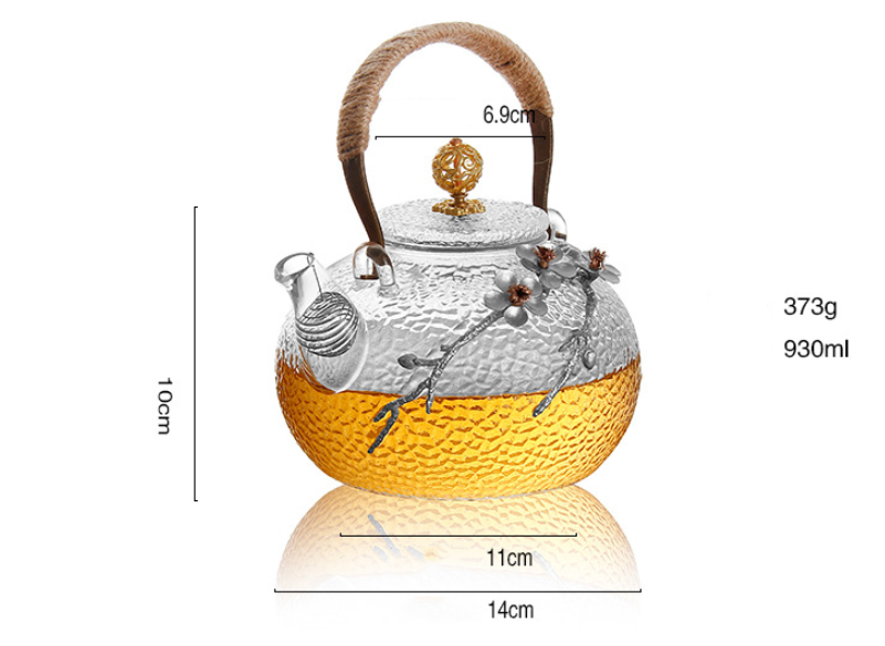 Théière en verre borosilicate - UstensilesCulinaires