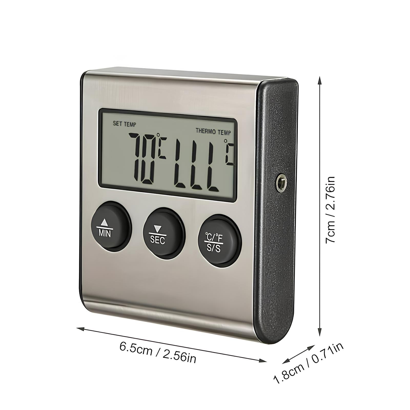 Thermomètre numérique avec minuterie - UstensilesCulinaires