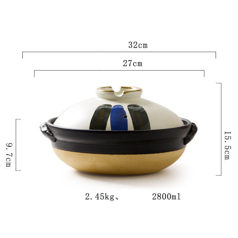 Multifunction stoneware casserole dish