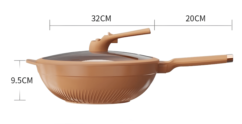 32 cm Sauté Pan with Steamer and Spatula