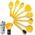 Ustensiles de cuisine en silicone jaune - Set complet - UstensilesCulinaires