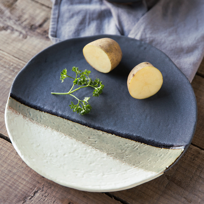 Assiette blanche ronde | Assiette céramique ronde | Ustensiles Culinaires